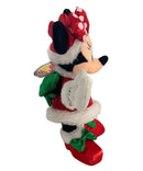 2009 Mrs. Claus Minnie Mouse, Vintage Disney Plush, 10"