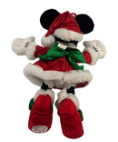 2009 Mrs. Claus Minnie Mouse, Vintage Disney Plush, 10"