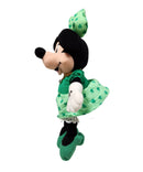 Aquamarine Birthstone Minnie, Vintage Disney Plush, Mickey Mouse, 9.5"