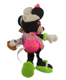 August Birthstone Minnie Mouse, Vintage Disney Plush, 10"