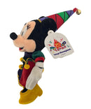 Jester Minnie Mouse, Vintage Disney Plush, 12"