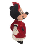December Birthstone Minnie Mouse, Vintage Disney Plush, 9"