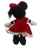 December Birthstone Minnie Mouse, Vintage Disney Plush, 9"