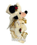 Holiday Minnie Mouse, Vintage Disney Plush, Theme Park Edition, 9"