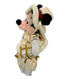 Holiday Minnie Mouse, Vintage Disney Plush, Theme Park Edition, 9"