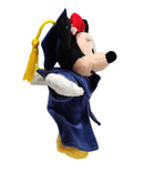 Grad Nite Minnie, Vintage Disney Plush, Disneyland Exclusive, Mickey Mouse, 8.5"