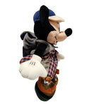 Hiking Minnie, Vintage Disney Plush, California Adventure, Mickey Mouse, 11"