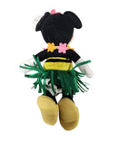 Hula Minnie, Vintage Disney Plush, Mickey Mouse, 9"