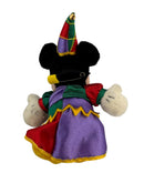 Jester Minnie Mouse, Vintage Disney Plush, 7"