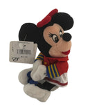 Minnie Mouse Bag Charm, Vintage Disney Plush, Mickey Mouse, 6"