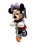 Minnie on a Scooter, Vintage Disney Plush, Paris Exclusive, Mickey Mouse, 9"