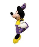 Peridot Birthstone Minnie, Vintage Disney Plush, Mickey Mouse, 9"