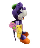 Purple and Orange Minnie Mouse, Vintage Disney Plush, Mickey Mouse, 10"