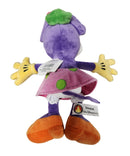 Purple and Orange Minnie Mouse, Vintage Disney Plush, Mickey Mouse, 10"