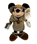 Safari Minnie Mouse, Vintage Disney Plush, 11"