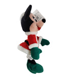 Santa Minnie, Vintage Disney Plush, Mickey Mouse, 9"