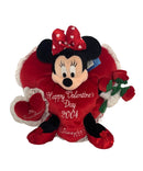 2004 Valentine's Day Minnie Mouse, Vintage Disney Plush, 9"