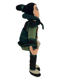 Mulan, Vintage Disney Plush, Mulan, 8.5"