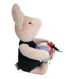 Classic Piglet, Vintage Disney Plush, Winnie the Pooh, 9"
