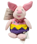 Easter Egg Piglet, Vintage Disney Plush, Winnie the Pooh, 8"