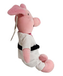 Piglet Judo, Vintage Disney Plush, Winnie the Pooh, 8.5"