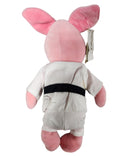 Piglet Judo, Vintage Disney Plush, Winnie the Pooh, 8.5"