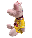Kimono Piglet, Vintage Disney Plush, Japan Exclusive, Winnie the Pooh, 8"