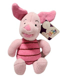 Piglet Knit, Vintage Disney Plush, Store Exclusive, Winnie the Pooh, 8"