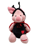 Ladybug Piglet, Vintage Disney Plush, Winnie the Pooh, 8"