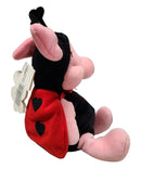 Ladybug Piglet, Vintage Disney Plush, Winnie the Pooh, 8"