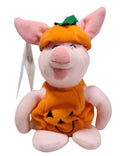 Pumpkin Piglet, Vintage Disney Plush, Store Exclusive, Winnie the Pooh, 8"
