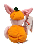 Pumpkin Piglet, Vintage Disney Plush, Store Exclusive, Winnie the Pooh, 8"
