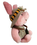 Safari Piglet, Vintage Disney Plush, Animal Kingdom, Winnie the Pooh, 8"