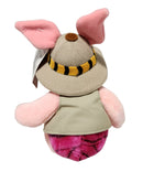 Safari Piglet, Vintage Disney Plush, Animal Kingdom, Winnie the Pooh, 8"