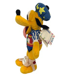 Pluto Europe, Vintage Disney Plush, Mickey Mouse, 9.5"