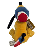 4th of July Pluto, Vintage Disney Plush, Mickey Mouse, 8"