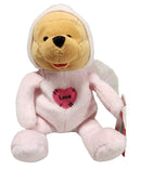 Love Angel Pooh, Vintage Disney Plush, Winnie the Pooh, 8"