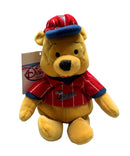 Baseball Pooh Bear, Vintage Disney Plush, Winnie the Pooh, 8"