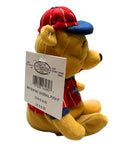 Baseball Pooh Bear, Vintage Disney Plush, Winnie the Pooh, 8"