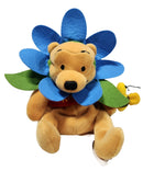 Flower Pooh Blue, Vintage Disney Plush, Store Exclusive, Winnie the Pooh, 7"