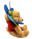 Flower Pooh Blue, Vintage Disney Plush, Store Exclusive, Winnie the Pooh, 7"