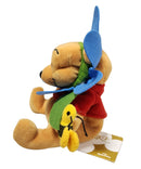 Flower Pooh Blue, Vintage Disney Plush, Store Exclusive, Winnie the Pooh, 7"