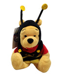 Bumble Bee Pooh, Vintage Disney Plush, Winnie the Pooh, 8.2"