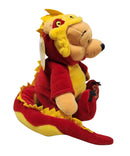 Dragon Pooh, Vintage Disney Plush, Winnie the Pooh, 8"