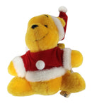 Christmas Pooh, Vintage Disney Plush, Tokyo Disneyland, Winnie the Pooh, 4"