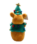 Christmas Tree Pooh Bear, Vintage Disney Plush, Winnie the Pooh, 14"