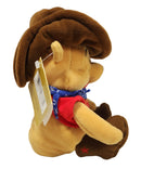 Cowboy Pooh, Vintage Disney Plush, Store Exclusive, Winnie the Pooh, 9"