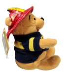 Fireman Pooh, Vintage Disney Plush, Store Exclusive, Winnie the Pooh, 8.5"