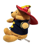 Fireman Pooh, Vintage Disney Plush, Store Exclusive, Winnie the Pooh, 8.5"