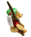 Fishing Pooh, Vintage Disney Plush, Winnie the Pooh, 8.5"